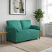 Canapea cu 2 locuri Turcoaz 158 x 83 x 95 cm Catifea - WALTI WALTI