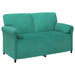 Canapea cu 2 locuri Turcoaz 158 x 83 x 95 cm Catifea - WALTI WALTI