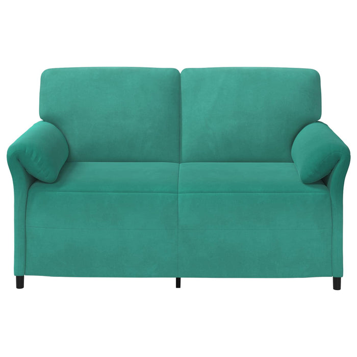 Canapea cu 2 locuri Turcoaz 158 x 83 x 95 cm Catifea - WALTI WALTI