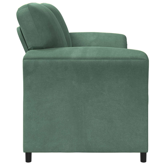 Canapea cu 2 locuri Verde Mării 158 x 83 x 95 cm Catifea - WALTI WALTI
