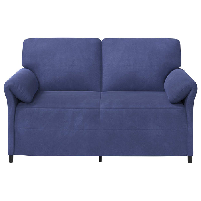 Canapea cu 2 locuri Albastru Poliție 158 x 83 x 95 cm Catifea - WALTI WALTI