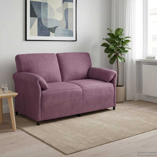 Canapea cu 2 locuri Violet 158 x 83 x 95 cm Catifea - WALTI WALTI