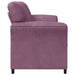 Canapea cu 2 locuri Violet 158 x 83 x 95 cm Catifea - WALTI WALTI