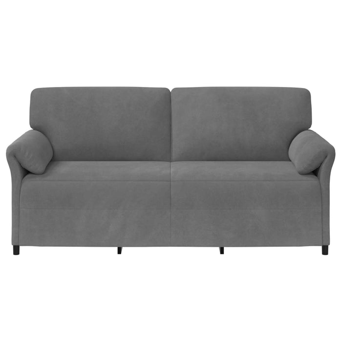 Sofa cu 3 locuri Gri închis 198 x 83 x 95 cm Catifea - WALTI WALTI