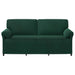 Sofa cu 3 locuri Verde închis 198 x 83 x 95 cm Catifea - WALTI WALTI