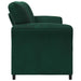 Sofa cu 3 locuri Verde închis 198 x 83 x 95 cm Catifea - WALTI WALTI