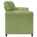 Sofa cu 3 locuri Verde deschis 198 x 83 x 95 cm Catifea - WALTI WALTI