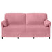 Sofa cu 3 locuri Roz 198 x 83 x 95 cm Catifea - WALTI WALTI