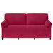 Sofa cu 3 locuri Roșu Vin 198 x 83 x 95 cm Catifea - WALTI WALTI