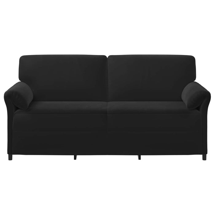 Sofa cu 3 locuri Negru 198 x 83 x 95 cm Catifea - WALTI WALTI