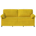 Sofa cu 3 locuri Galben 198 x 83 x 95 cm Catifea - WALTI WALTI