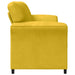 Sofa cu 3 locuri Galben 198 x 83 x 95 cm Catifea - WALTI WALTI