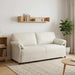 Sofa cu 3 locuri Crem 198 x 83 x 95 cm Catifea - WALTI WALTI