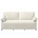 Sofa cu 3 locuri Crem 198 x 83 x 95 cm Catifea - WALTI WALTI