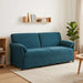 Sofa cu 3 locuri albastru 198 x 83 x 95 cm Catifea - WALTI WALTI