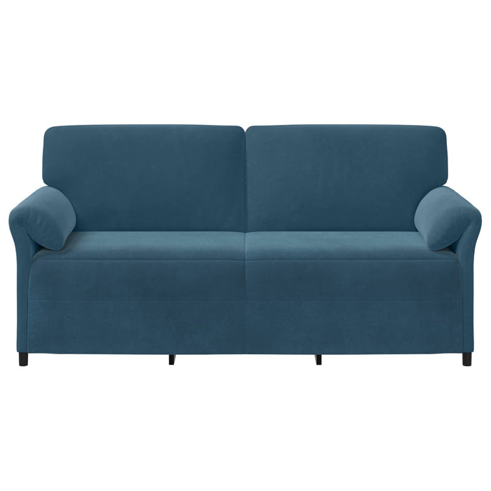 Sofa cu 3 locuri albastru 198 x 83 x 95 cm Catifea - WALTI WALTI