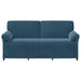 Sofa cu 3 locuri albastru 198 x 83 x 95 cm Catifea - WALTI WALTI