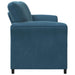 Sofa cu 3 locuri albastru 198 x 83 x 95 cm Catifea - WALTI WALTI