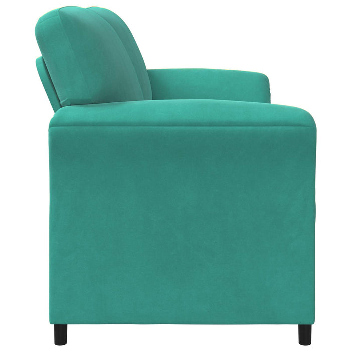 Sofa cu 3 locuri Turcoaz 198 x 83 x 95 cm Catifea - WALTI WALTI