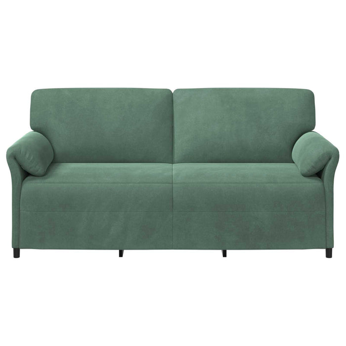 Sofa cu 3 locuri Verde Mării 198 x 83 x 95 cm Catifea - WALTI WALTI