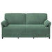 Sofa cu 3 locuri Verde Mării 198 x 83 x 95 cm Catifea - WALTI WALTI