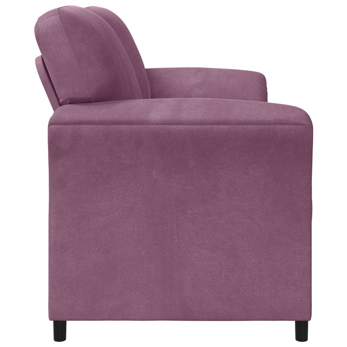 Sofa cu 3 locuri Violet 198 x 83 x 95 cm Catifea - WALTI WALTI