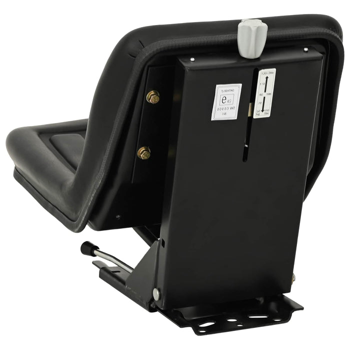 Scaun de tractor cu suspensie Negru 39,5 x 52 x 43 cm - WALTI WALTI