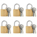 U Lock cu Chei 6 pcs Alamă Fier - WALTI WALTI