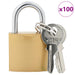 U Lock cu Chei 100 pcs Alamă Fier - WALTI WALTI