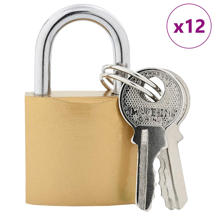U Lock cu Chei 12 pcs Alamă Fier - WALTI WALTI