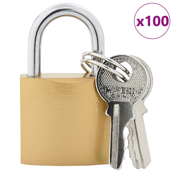 U Lock cu Chei 100 pcs Alamă Fier - WALTI WALTI