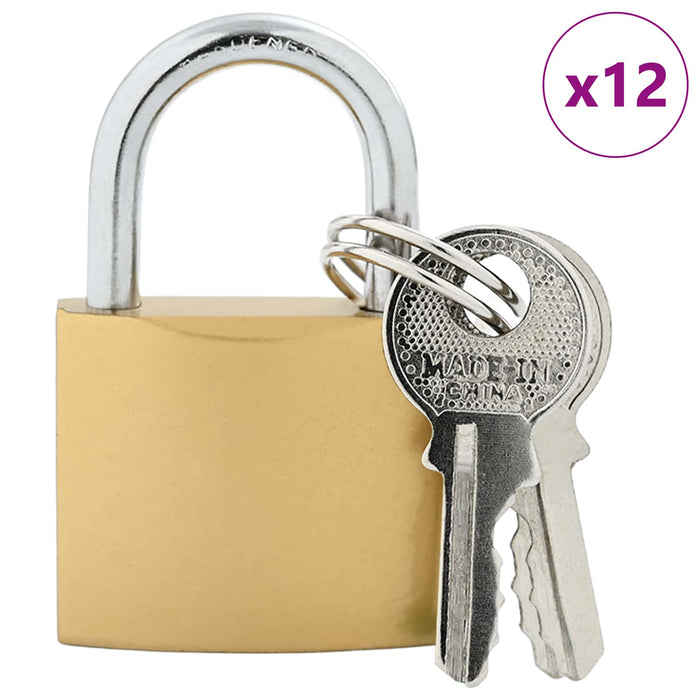 U Lock cu Chei 12 pcs Alamă Fier - WALTI WALTI