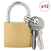 U Lock cu Chei 12 pcs Alamă Fier - WALTI WALTI