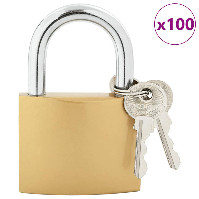 U Lock cu Chei 100 pcs Alamă Fier - WALTI WALTI