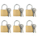 U Lock cu Chei 6 pcs Alamă Fier - WALTI WALTI