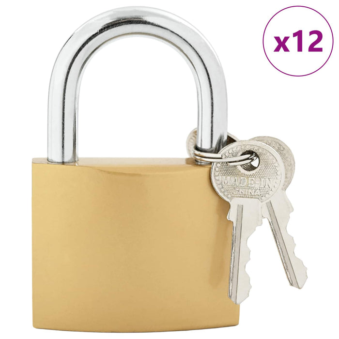 U Lock cu Chei 12 pcs Alamă Fier - WALTI WALTI