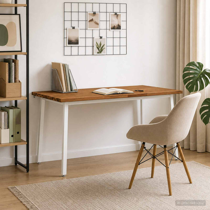 Masa de dining cu margine vie 160 x 90 x 75 cm natural WALTI