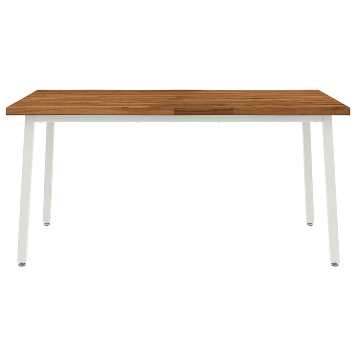 Masa de dining cu margine vie 140 x 90 x 75 cm natural WALTI