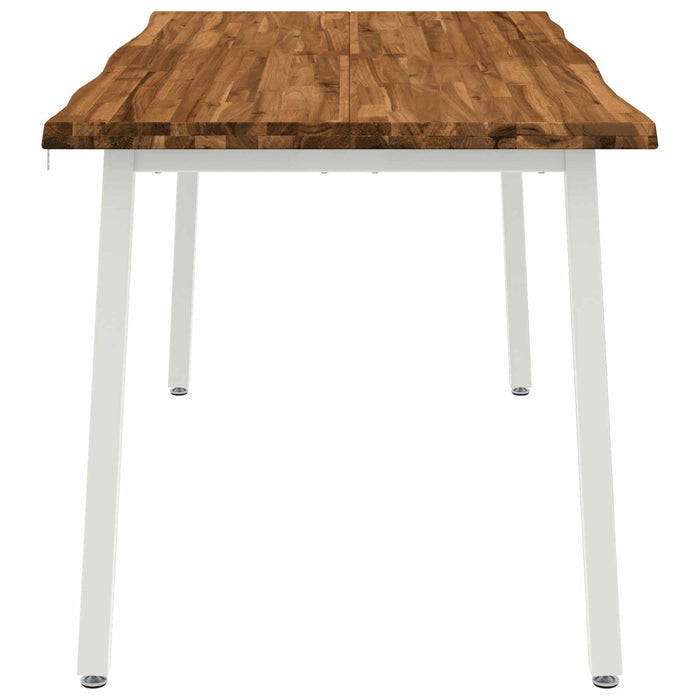 Masa de dining cu margine vie 140 x 90 x 75 cm natural WALTI