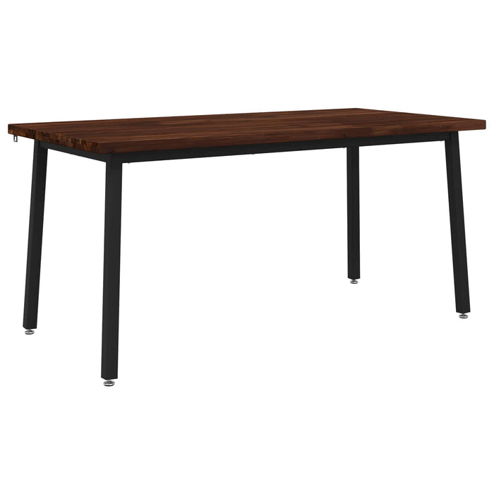 Masă de dining pătrată 160 x 70 x 75 cm Lemn Solid de Acacia WALTI
