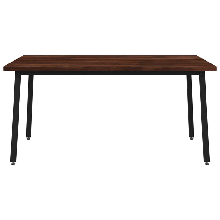Masă de dining pătrată 160 x 70 x 75 cm Lemn Solid de Acacia WALTI