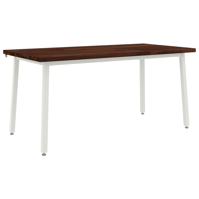 Masă de dining pătrată 160 x 70 x 75 cm Lemn Solid de Acacia WALTI