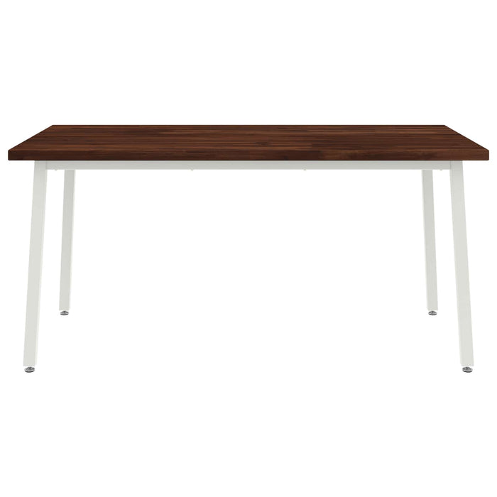 Masă de dining pătrată 160 x 70 x 75 cm Lemn Solid de Acacia WALTI