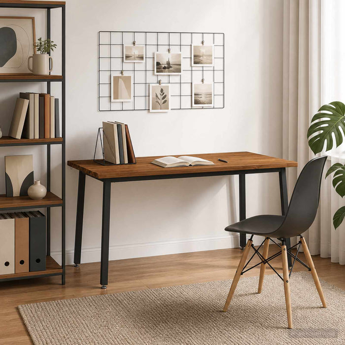 Masă de dining pătrată 160 x 70 x 75 cm Lemn Solid de Acacia WALTI