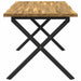 Masa de dining cu margine vie 140 x 70 x 75 cm - WALTI WALTI