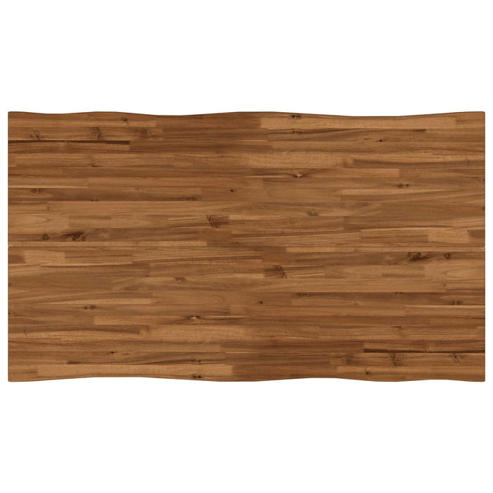 Masa de dining cu margine vie 160 x 70 x 75 cm natural WALTI