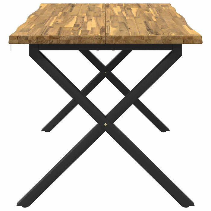 Masa de dining cu margine vie 160 x 70 x 75 cm WALTI