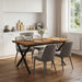 Masa de dining cu margine vie 140 x 80 x 75 cm natural - WALTI WALTI