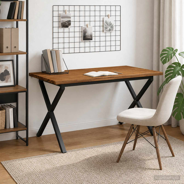 Masa de dining cu margine vie 140 x 70 x 75 cm natural WALTI