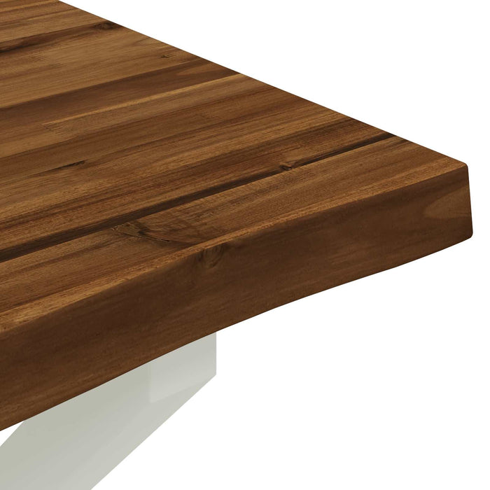 Masa de dining cu margine vie 140 x 80 x 75 cm natural - WALTI WALTI